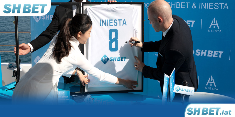 Ảnh hưởng của Iniesta khi làm đại sứ thương hiệu của SHBET