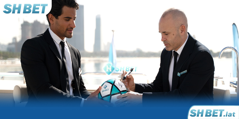 Iniesta thành đại sứ thương hiệu của SHBET