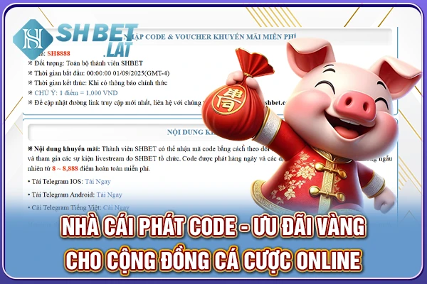 Nhà Cái Phát Code - Ưu Đãi Vàng Cho Dân Cá Cược Online
